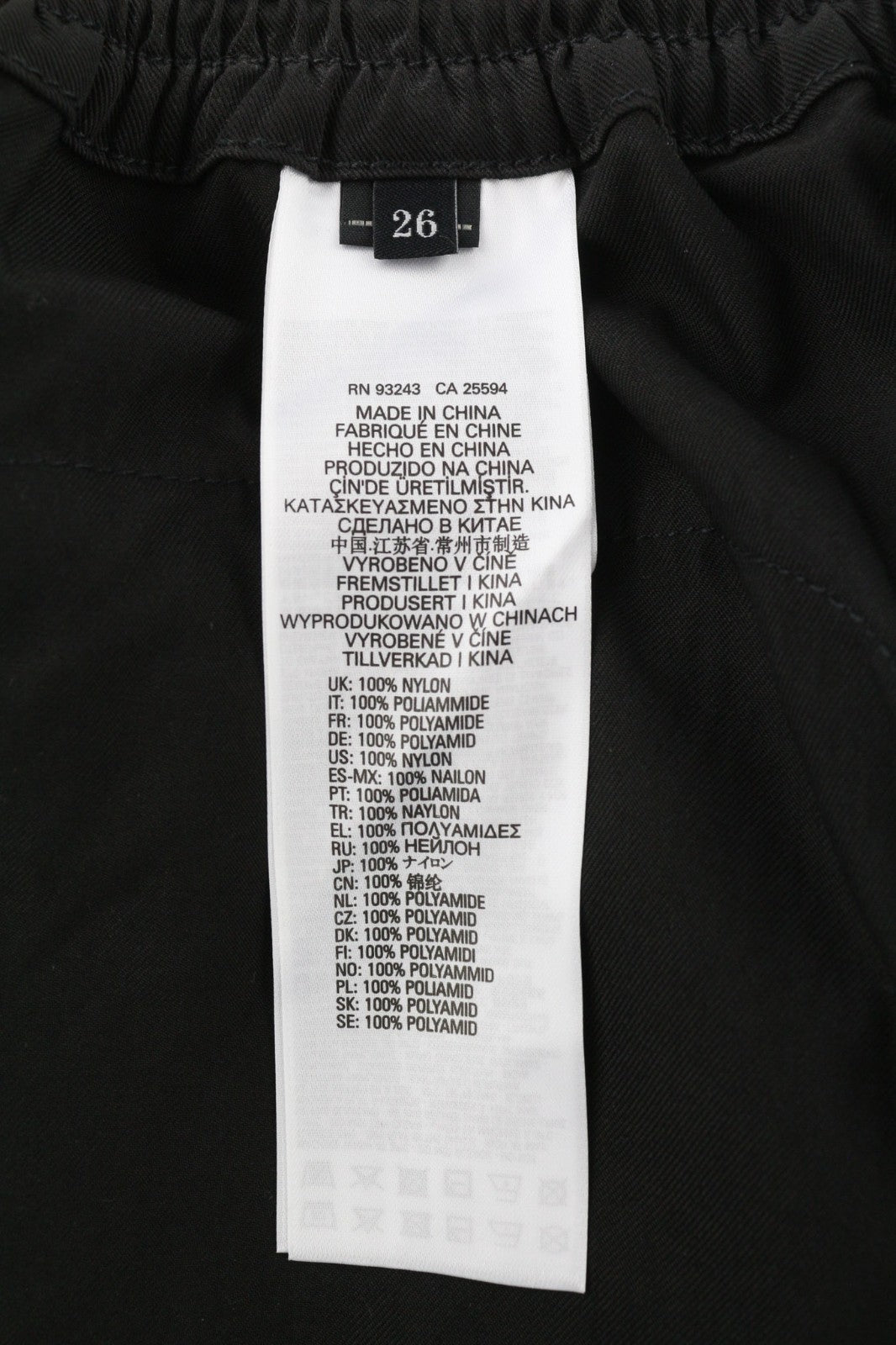 DIESEL O-Mirta-NL Women Skirt W26 Black Midi Elastic Waist Patch Pocket RRP275