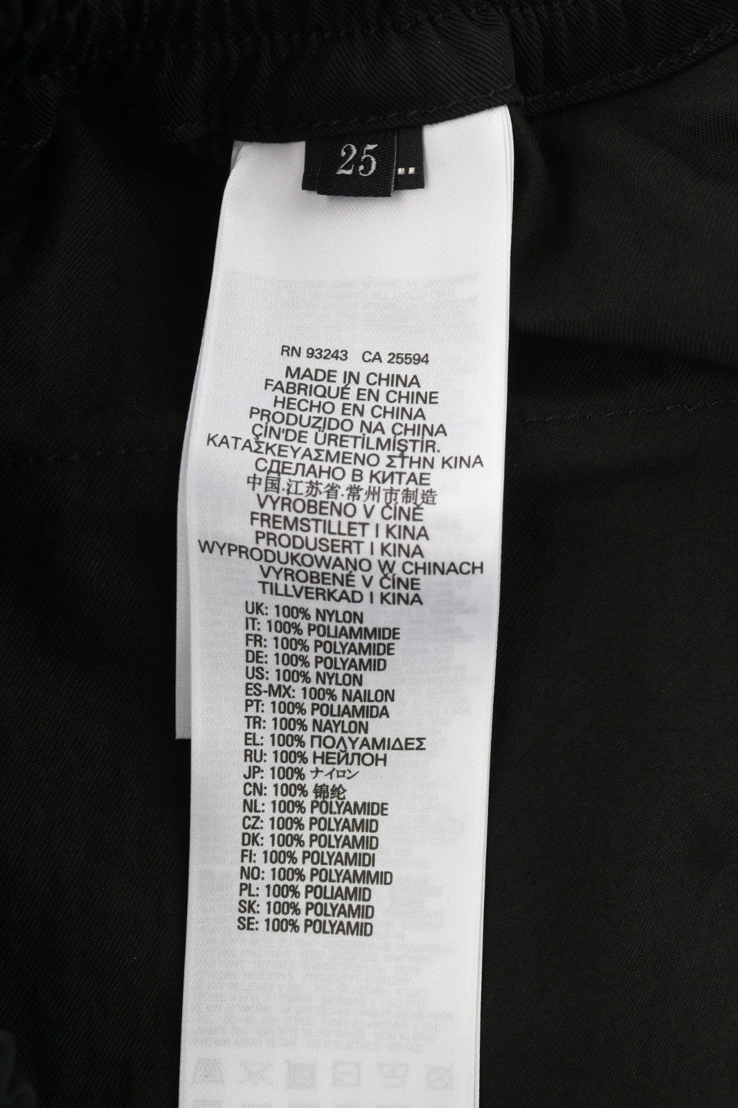 DIESEL O-Mirta-NL Women Skirt W25 Black Midi Elastic Waist Patch Pocket RRP275