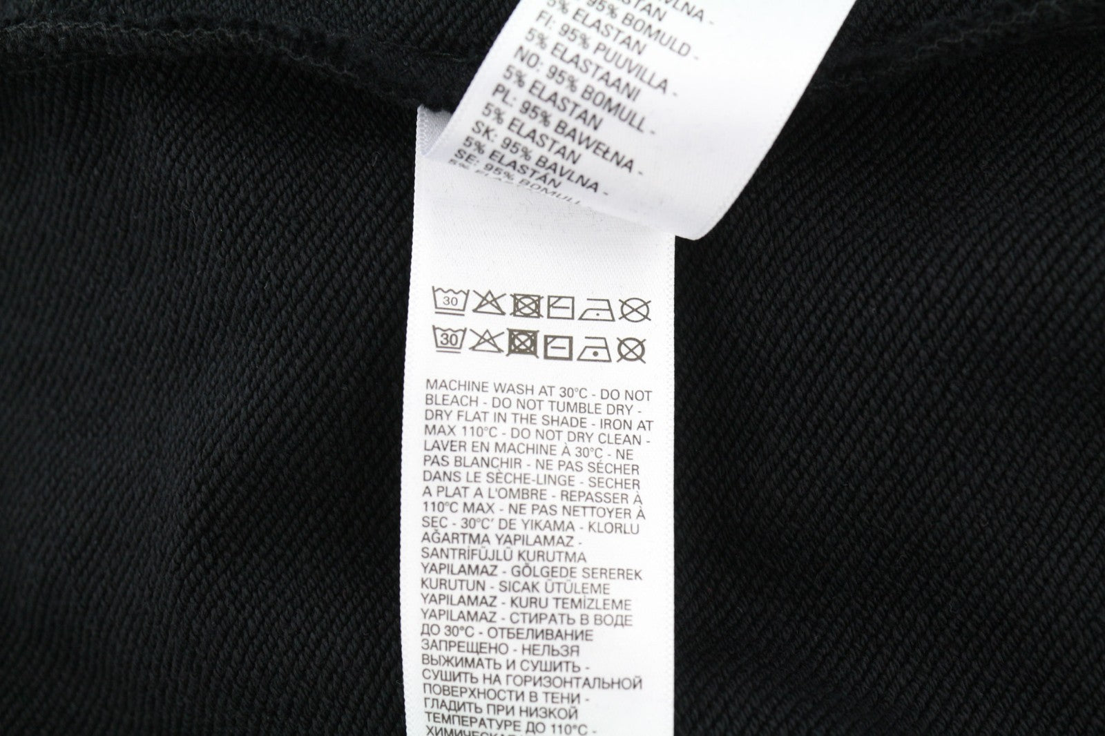 DIESEL D-Ilse-TR Women's Dress 2XS Black Hooded Long Sleeve Logo RRP160