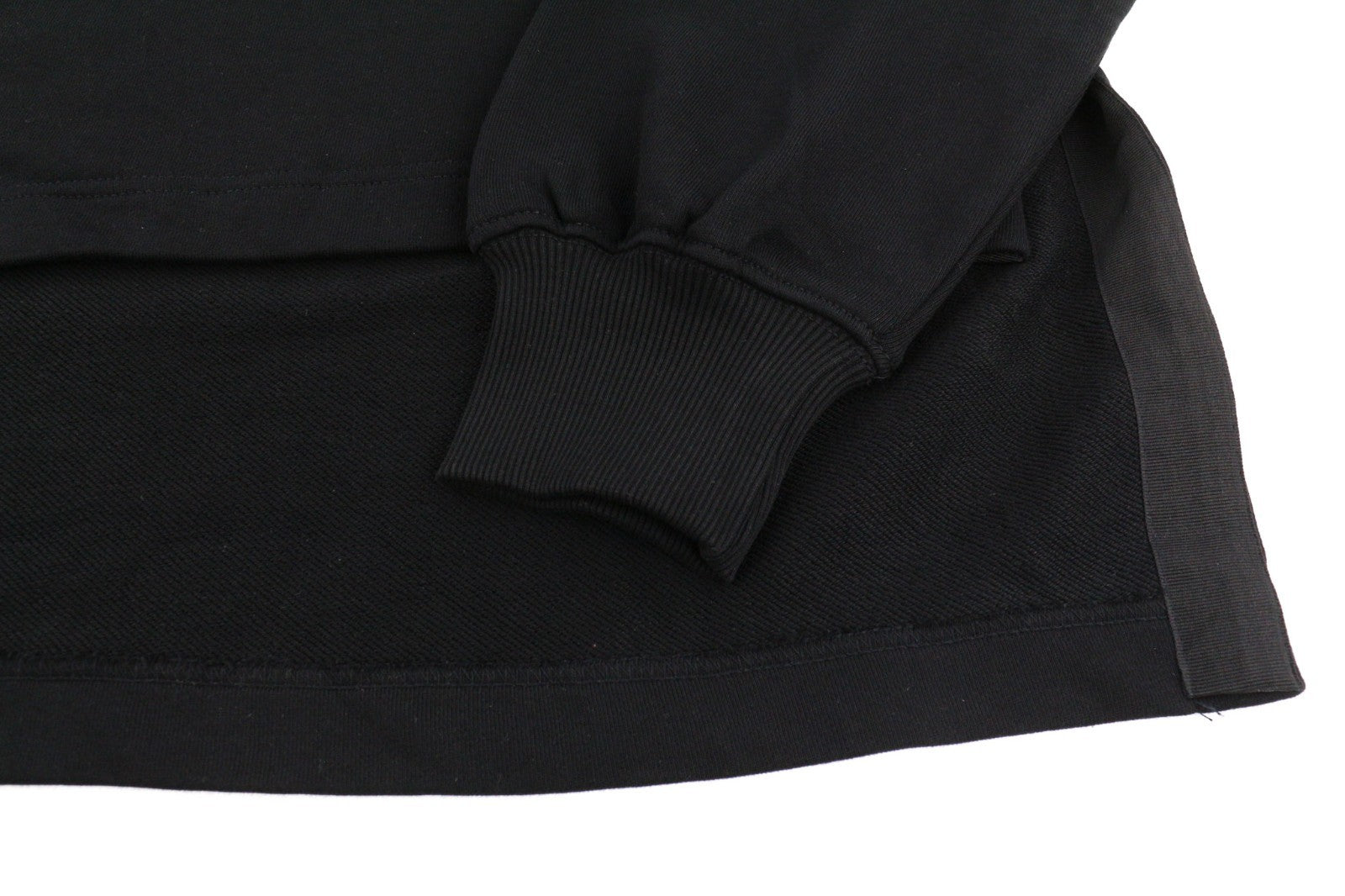 DIESEL D-Ilse-TR Women's Dress 2XS Black Hooded Long Sleeve Logo RRP160