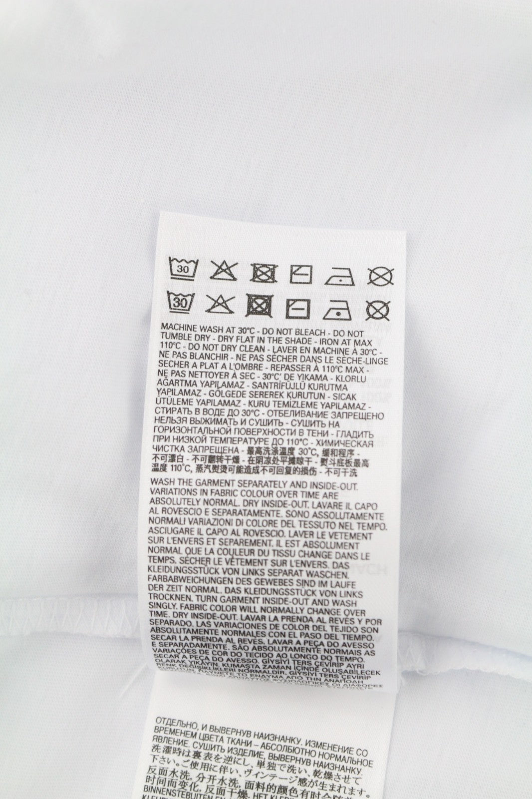 DIESEL T-Just-LS Men's Sweatshirt 3XL White Logo Crew Neck Pullover Long Sleeve