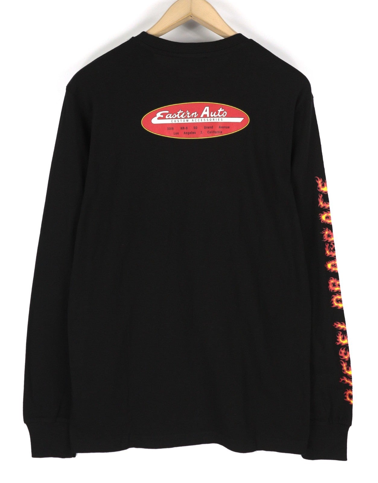 DIESEL T-Just-LS-C3 Men's Sweatshirt M Black Crew Pullover Logo Long Sleeve