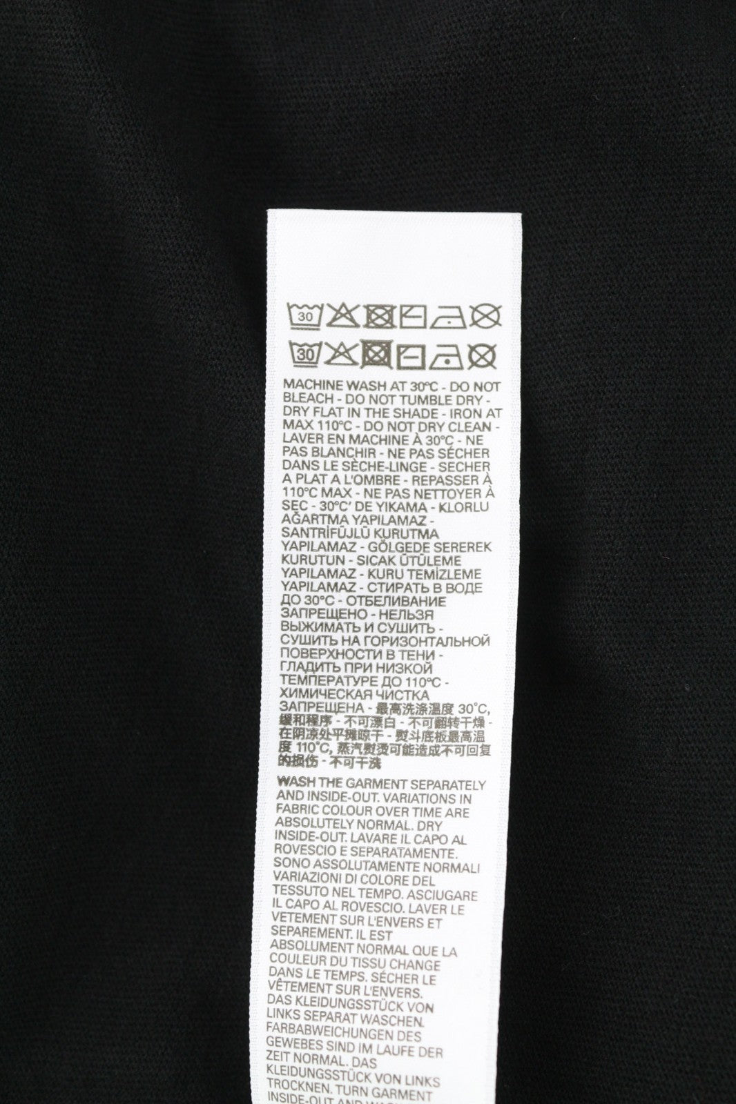 DIESEL T-Just-LS-C3 Men's Sweatshirt L Black Logo Crew Pullover Long Sleeve