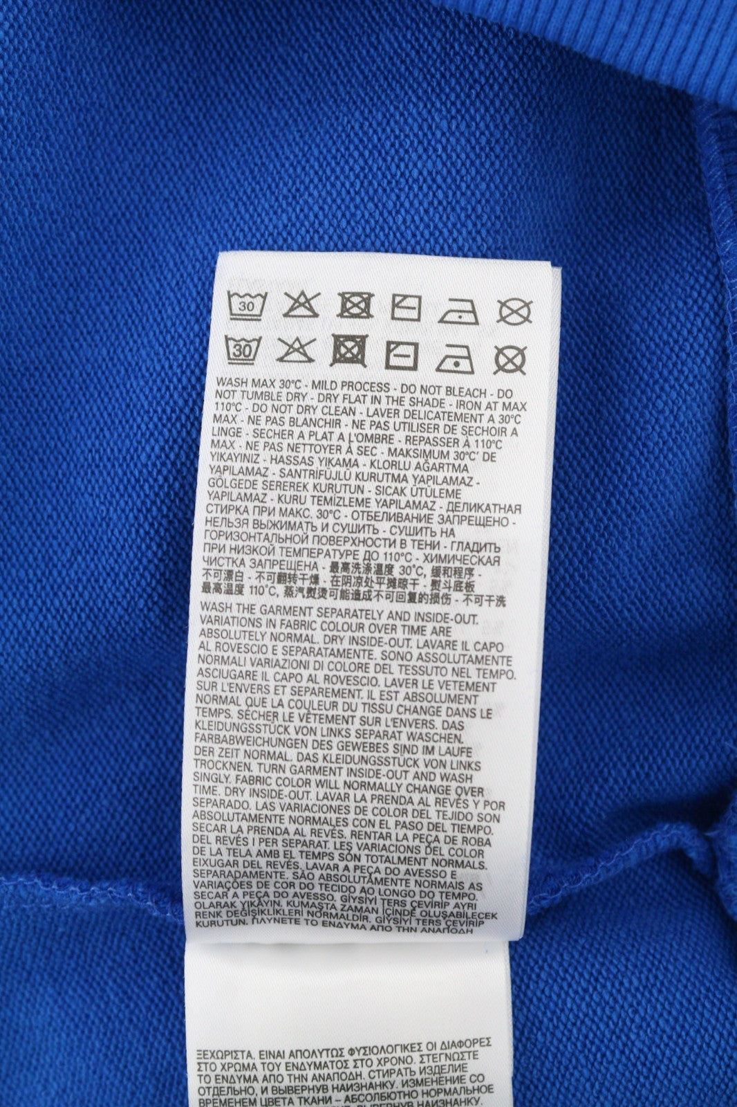 DIESEL S-Ginn-K25 Men's Sweatshirt L Blue Crew Pullover Logo Long Sleeve RRP175