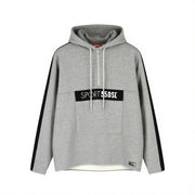 DIESEL AMST-Coarll-WT24 Men's Hoodie L Grey Melange 55DSL Half Zip Sport Style
