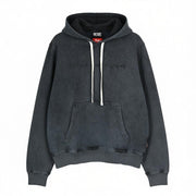 DIESEL S-Ginn-Hood-E1 Men's Hoodie L Dark Washed Pullover Kangaroo RRP195