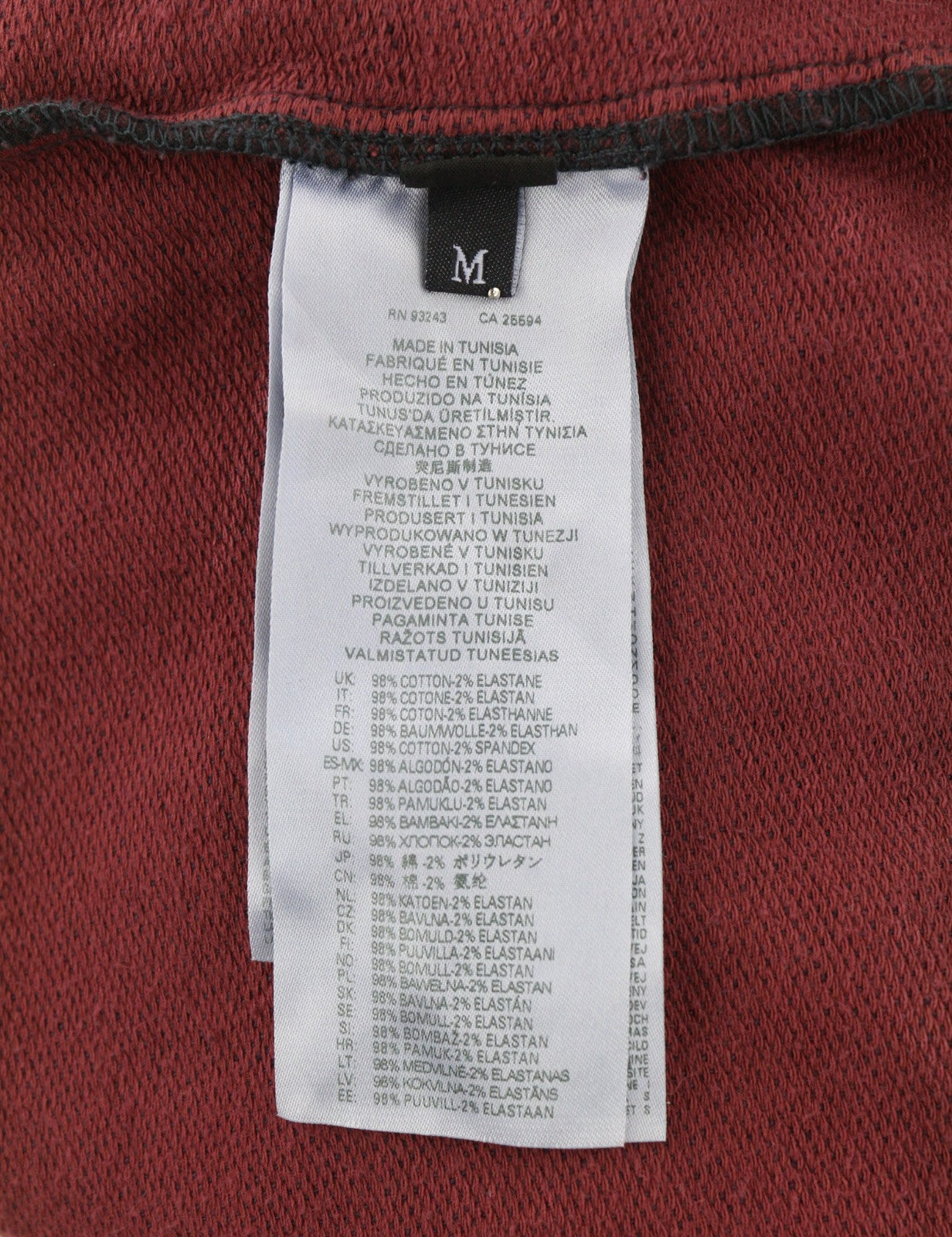 DIESEL D-Angy-Hood-Ne Women's Hoodie M Burgundy Cropped Kangaroo RRP299