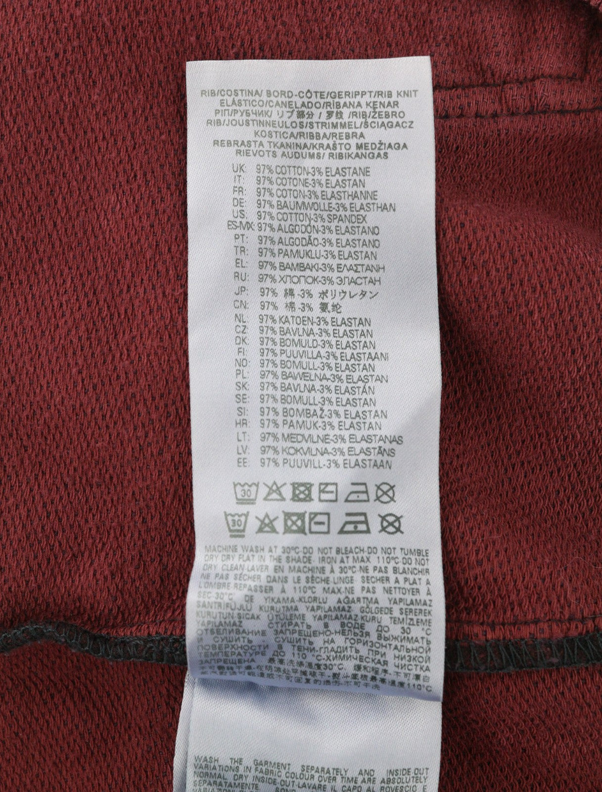 DIESEL D-Angy-Hood-Ne Women's Hoodie M Burgundy Cropped Kangaroo RRP299