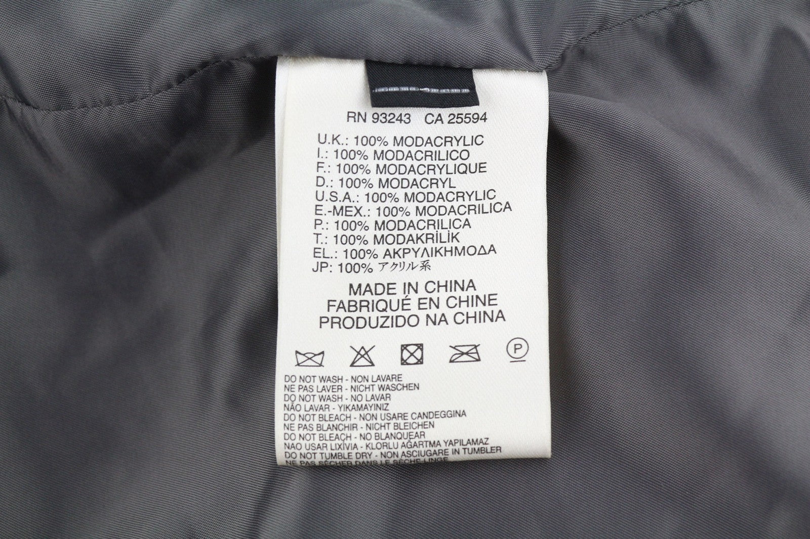 DIESEL L-Angus-A Women's Waistcoat S Striped Faux Fur Pattern Black & White