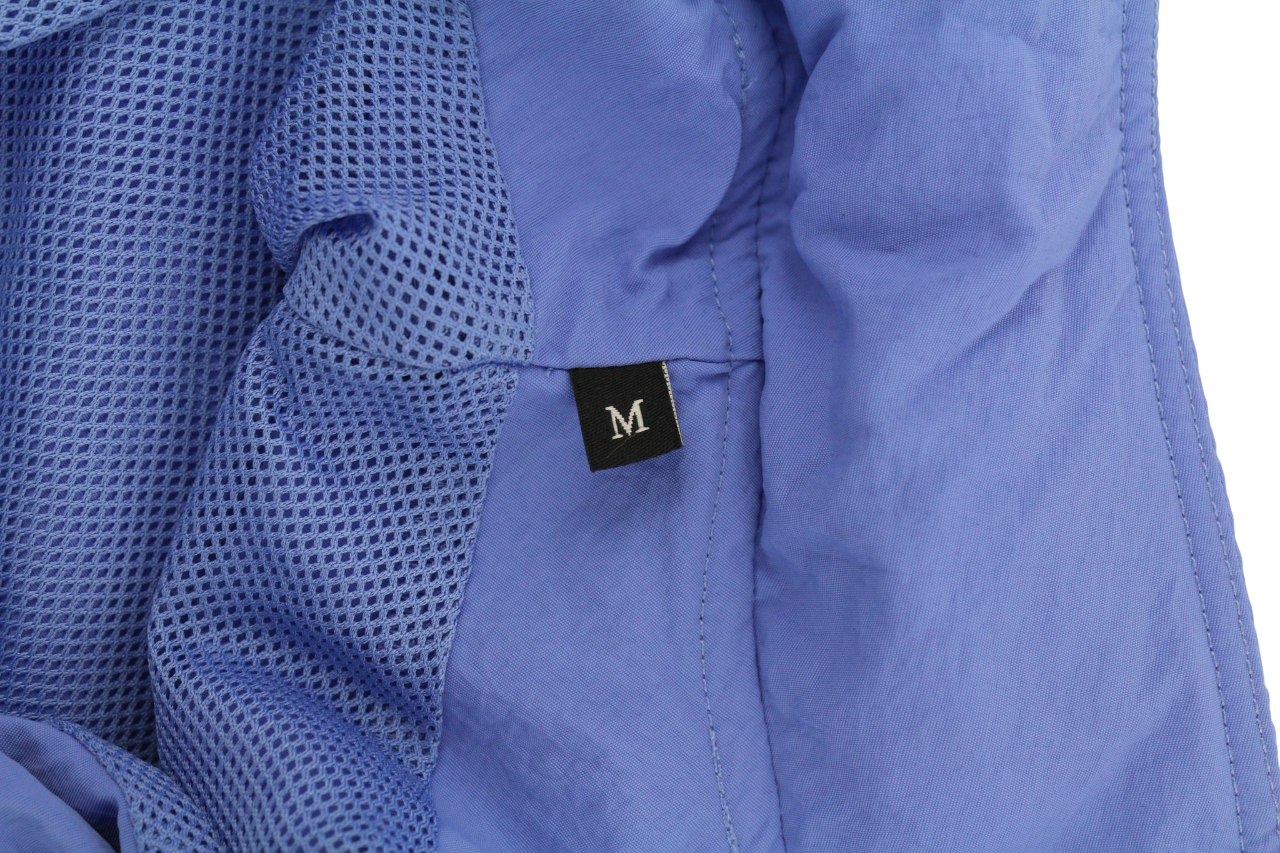 DIESEL Awwt-Swiftor-HT24 Women's Jacket M Blue Mesh Lined Hidden Hood RRP195