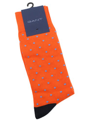 GANT Pack Contrast Dot Men Socks OS Arancia Orange Tight-Knit Stretch Unisex