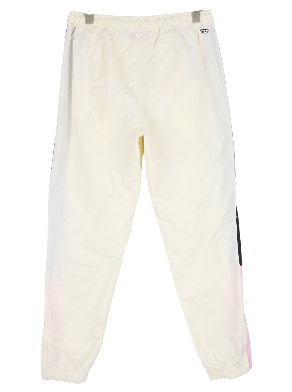 DIESEL AWWB-Sweang-HT25 Women's Trousers S Beige Mesh Jogger Fit RRP175