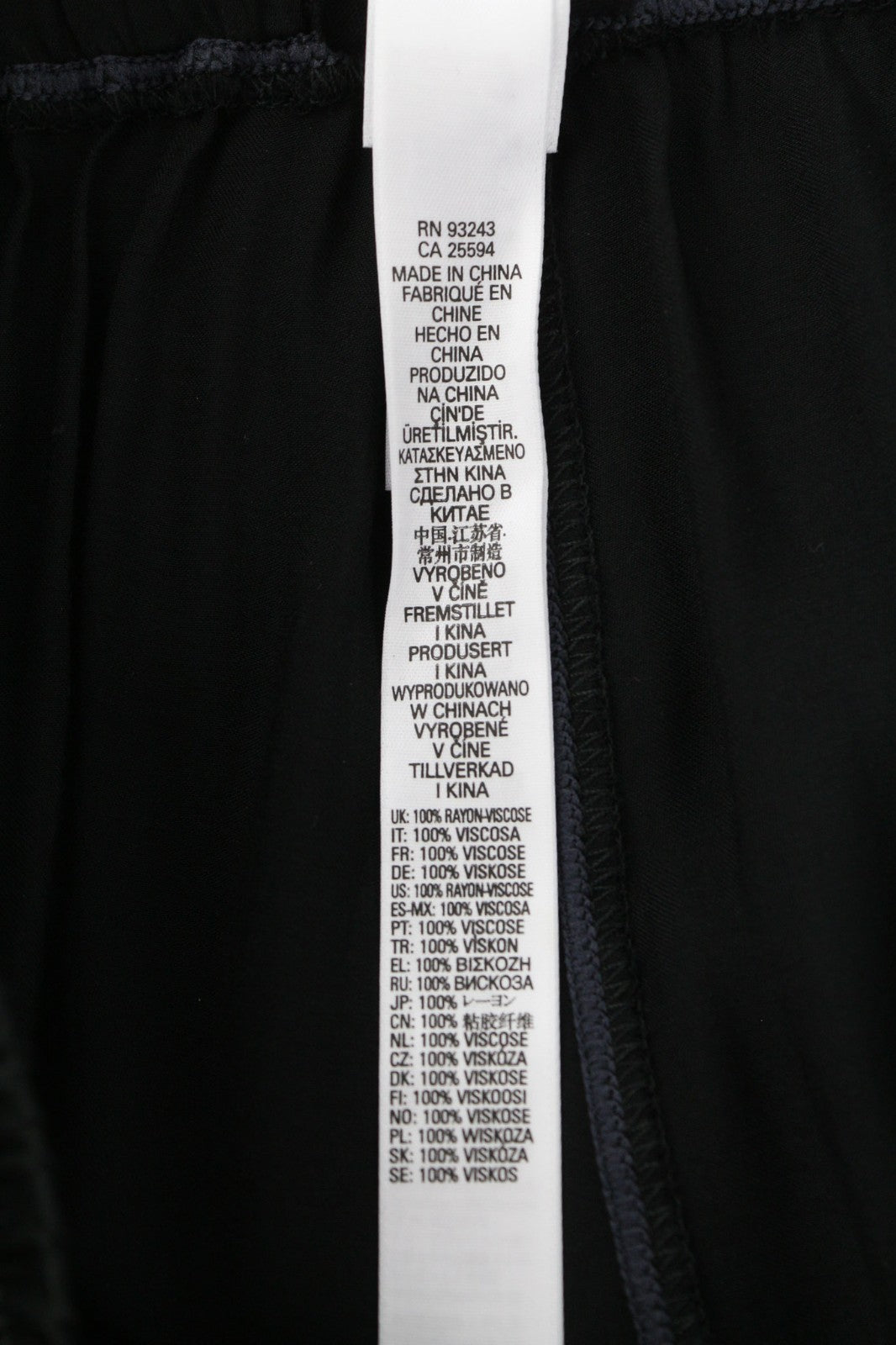 DIESEL UFLB-Tessy Women's Trousers XS Black Slim Leg Sweat Elastic Logo Detail