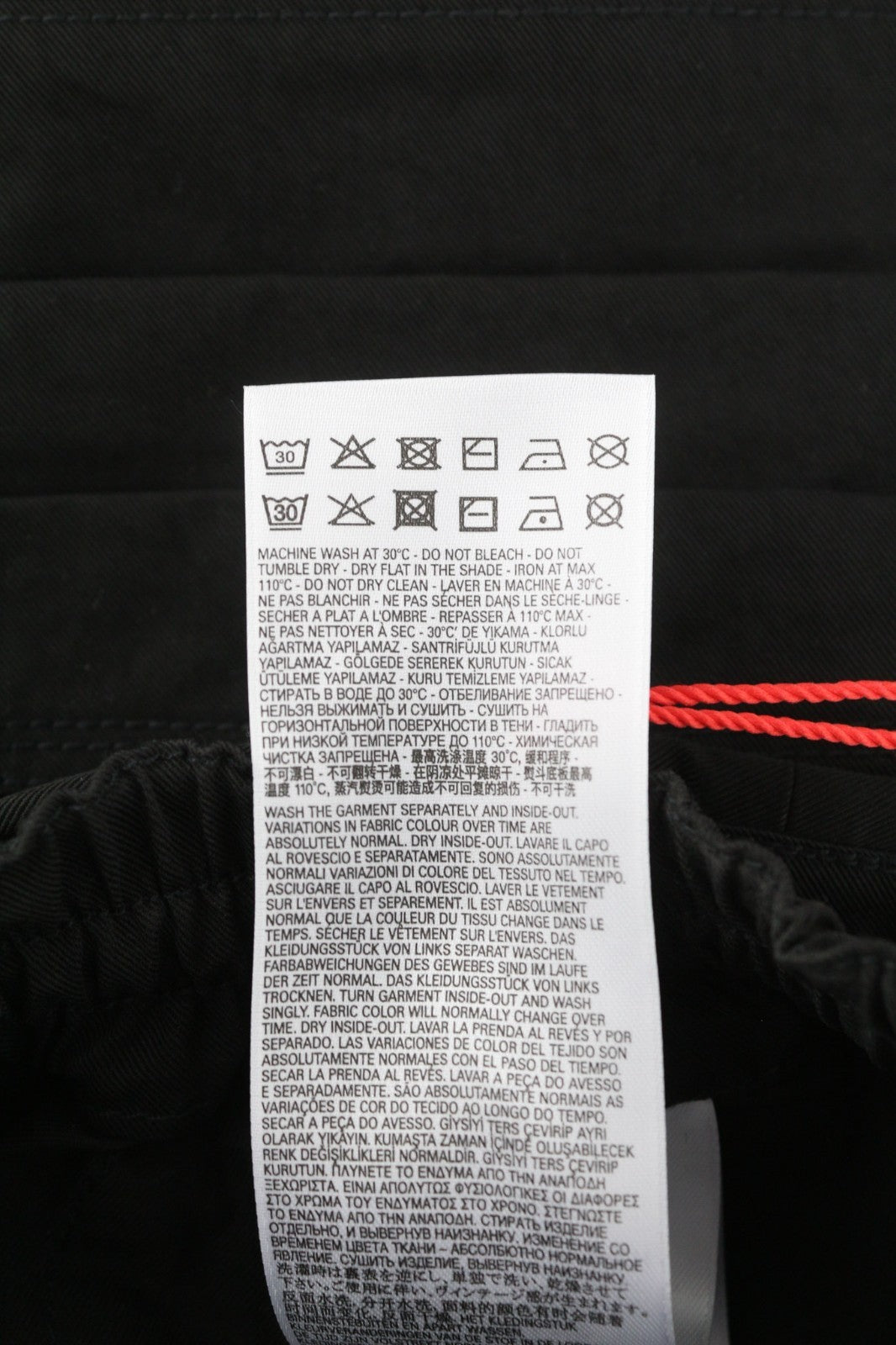 DIESEL P-Mirta-NL Women's Trousers 2XS Black Cargo Style Elastic Waist RRP300