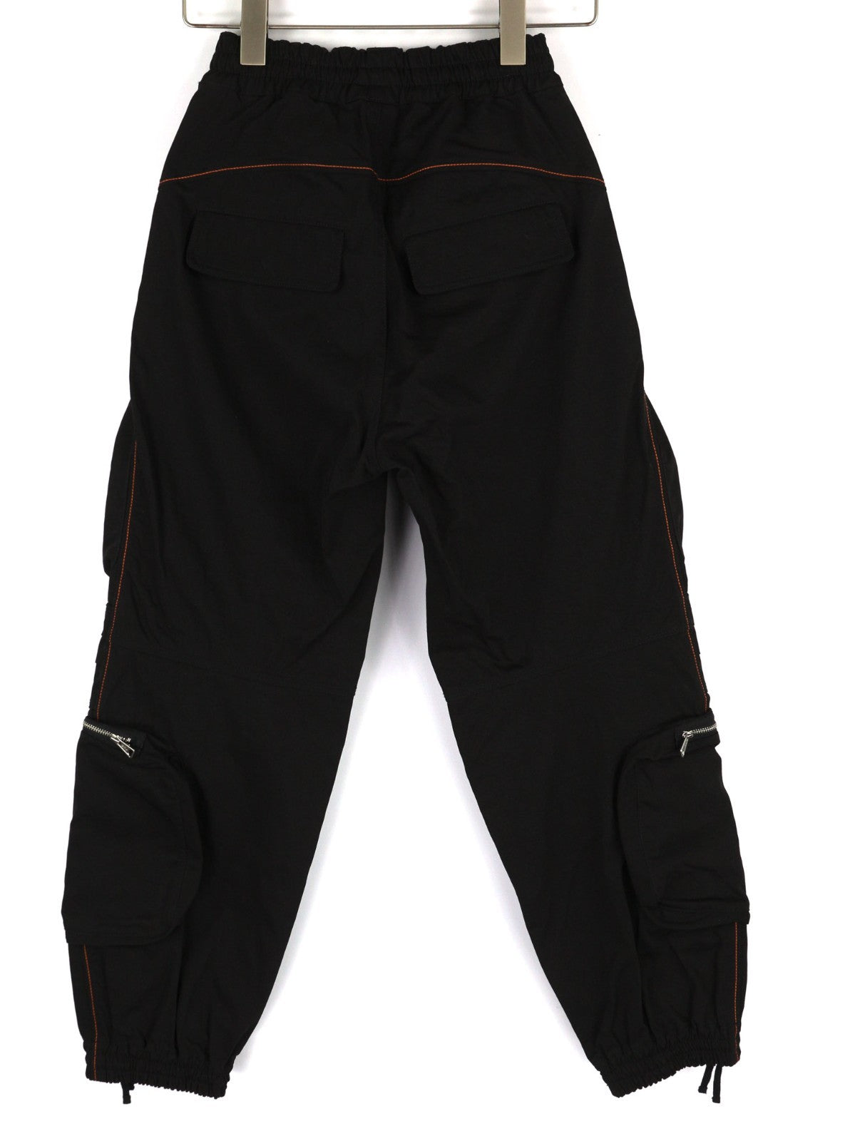 DIESEL P-Mirta-NL Women's Trousers 2XS Black Cargo Style Elastic Waist RRP300