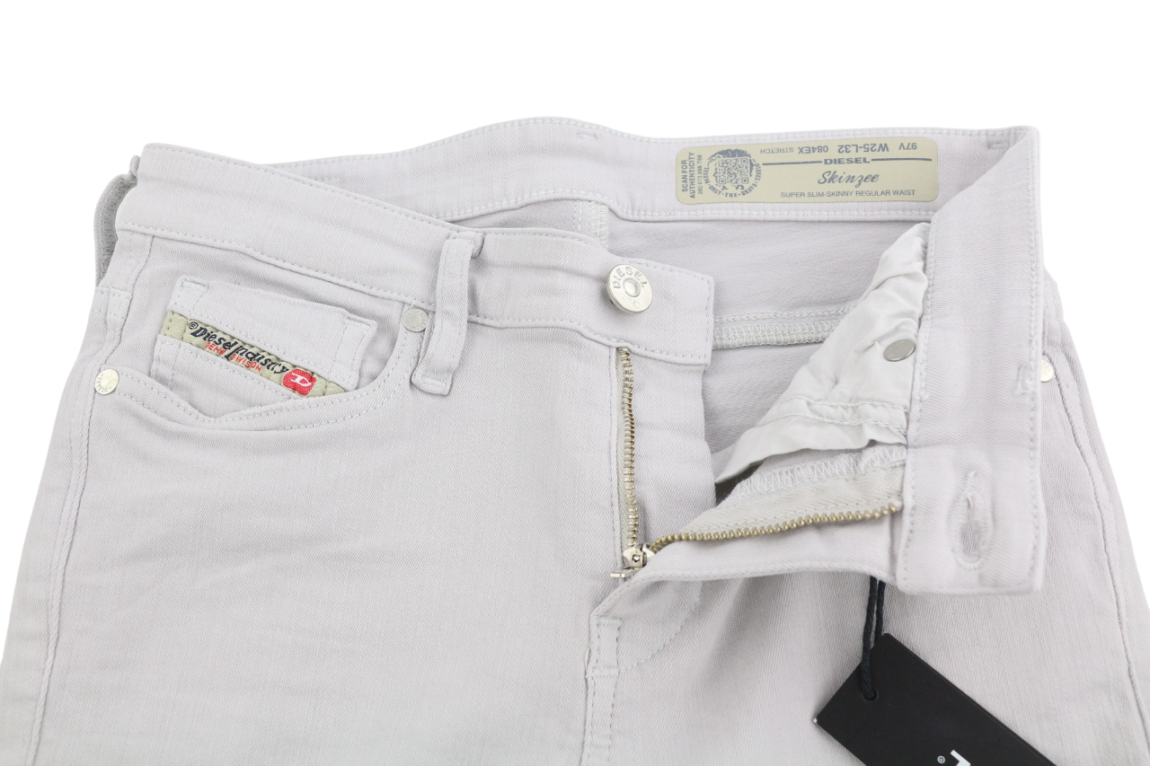 DIESEL Skinzee 084EX Women's Jeans W25/L32 Super Slim Skinny Stretch Mid Waist