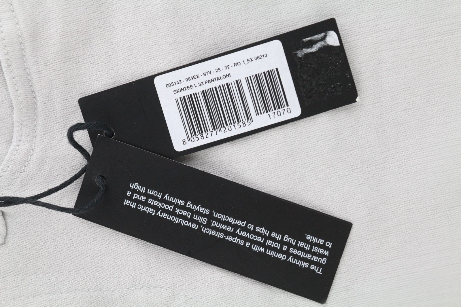 DIESEL Skinzee 084EX Women's Jeans W25/L32 Super Slim Skinny Stretch Mid Waist