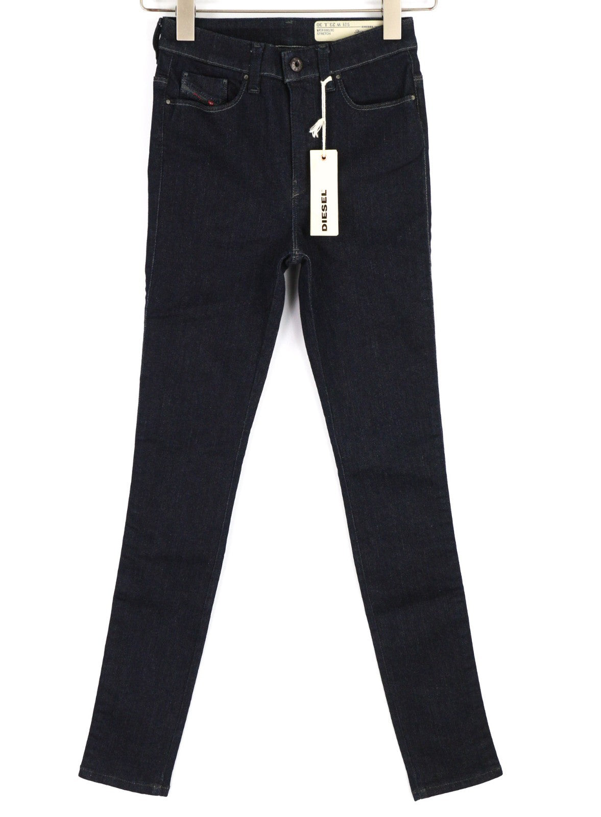 DIESEL Skinzee-High 0813C Women's Jeans W23/L30 Super Slim High Waist Zip