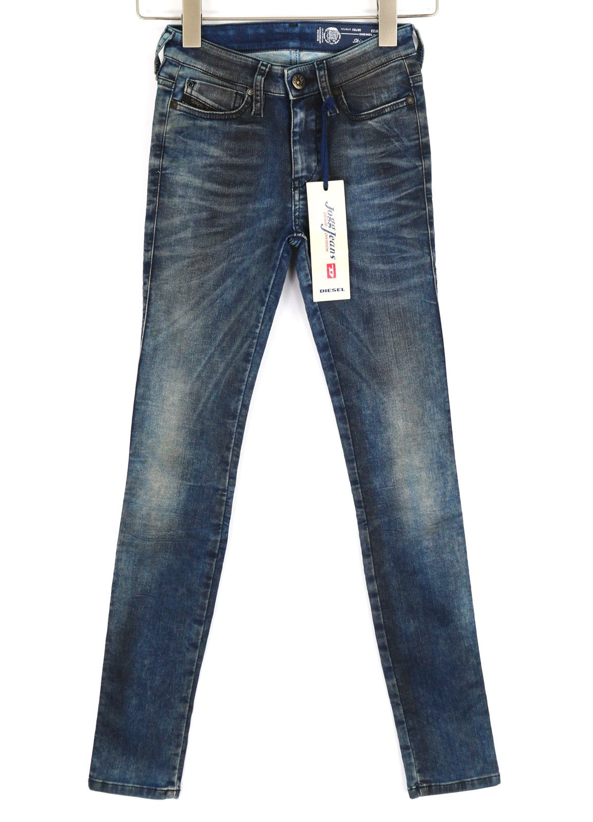 DIESEL Skinzee-Ne 0678U Women's Jeans W23 Skinny Sweat Jogg Aged RRP250