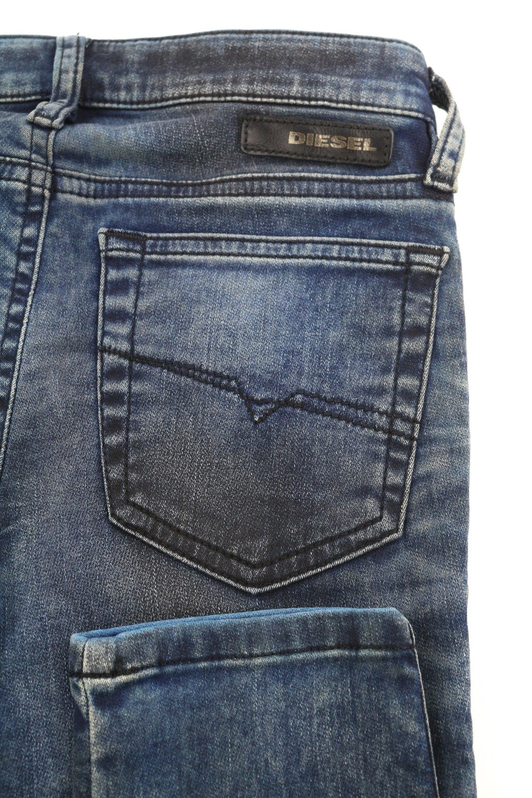 DIESEL Skinzee-Ne 0678U Women's Jeans W23 Skinny Sweat Jogg Aged RRP250