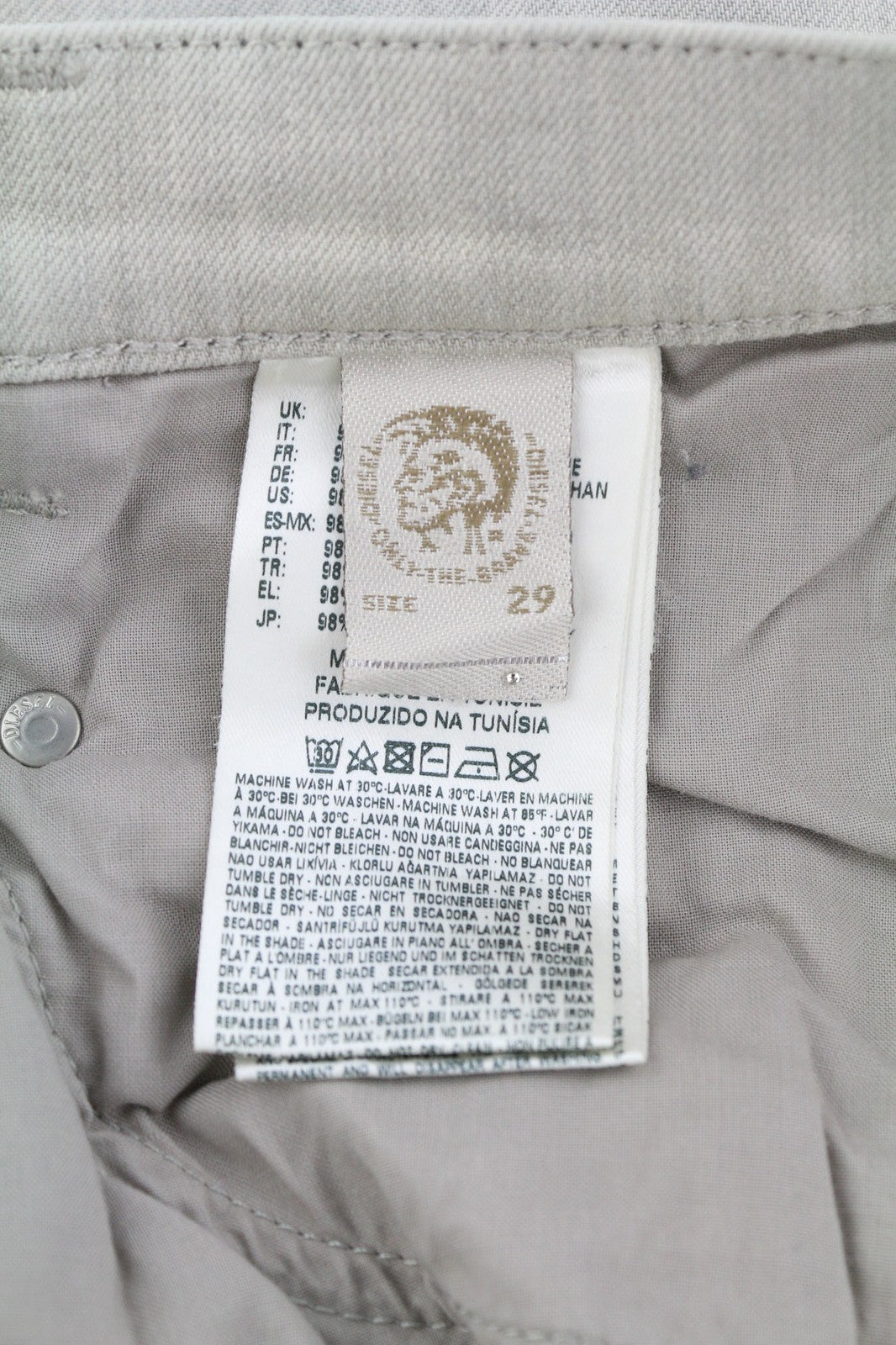 DIESEL D.N.A. Belthy 0676M Women's Jeans W29/L32 Regular Slim Straight RRP180