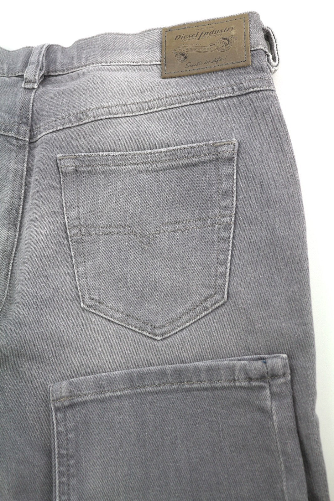 DIESEL Belthy-Ankle 0853H Women's Jeans W26/L32 Straight Slim Blue Low RRP200