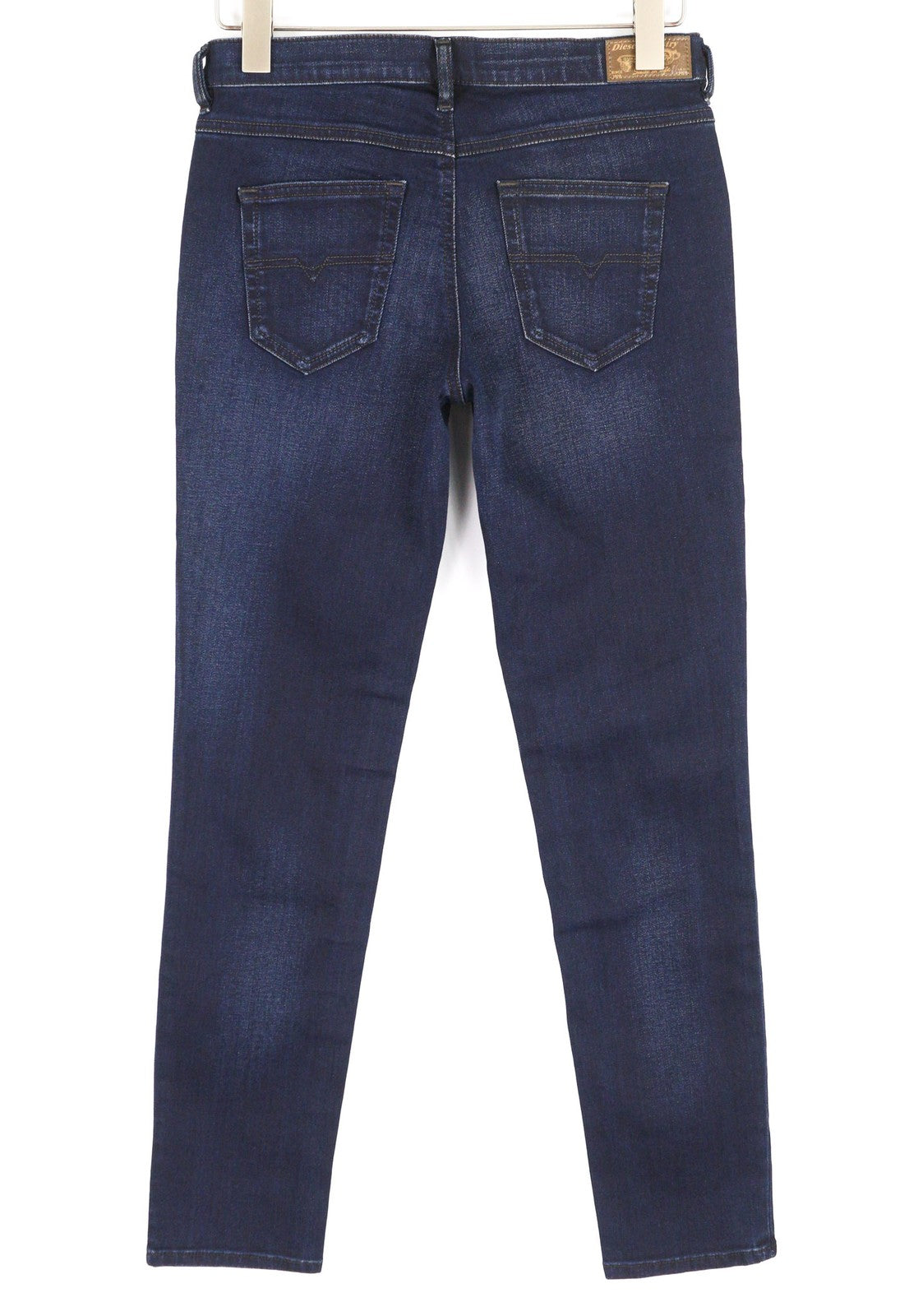 DIESEL Belthy 0677J Women's Jeans W25/L32 Slim Straight Stretch Low Waist Blue