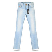 DIESEL Sandy 084EB Women's Jeans W24/L32 Slim Straight Regular Waist Blue Denim