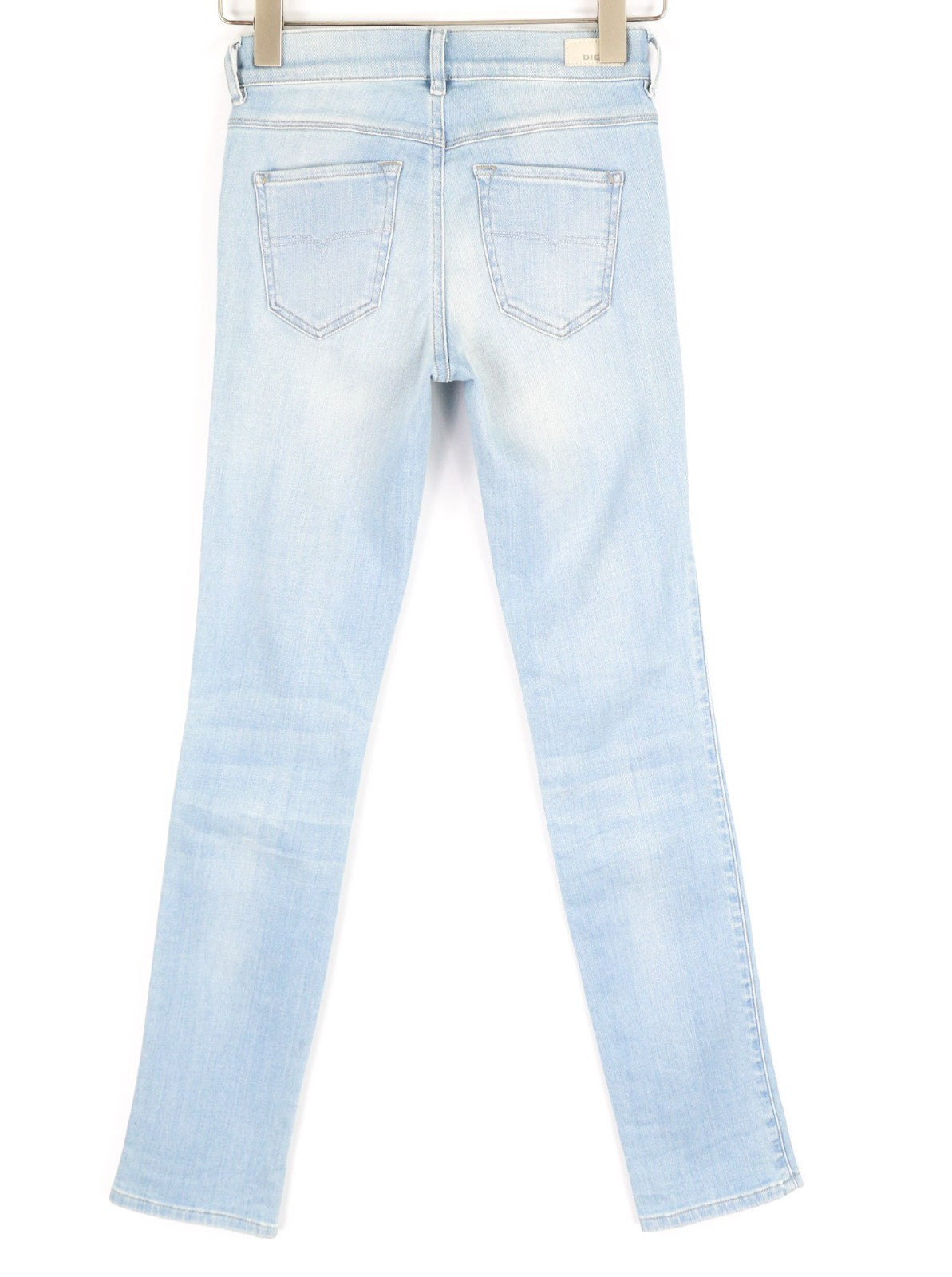 DIESEL Sandy 084EB Women's Jeans W24/L32 Slim Straight Regular Waist Blue Denim