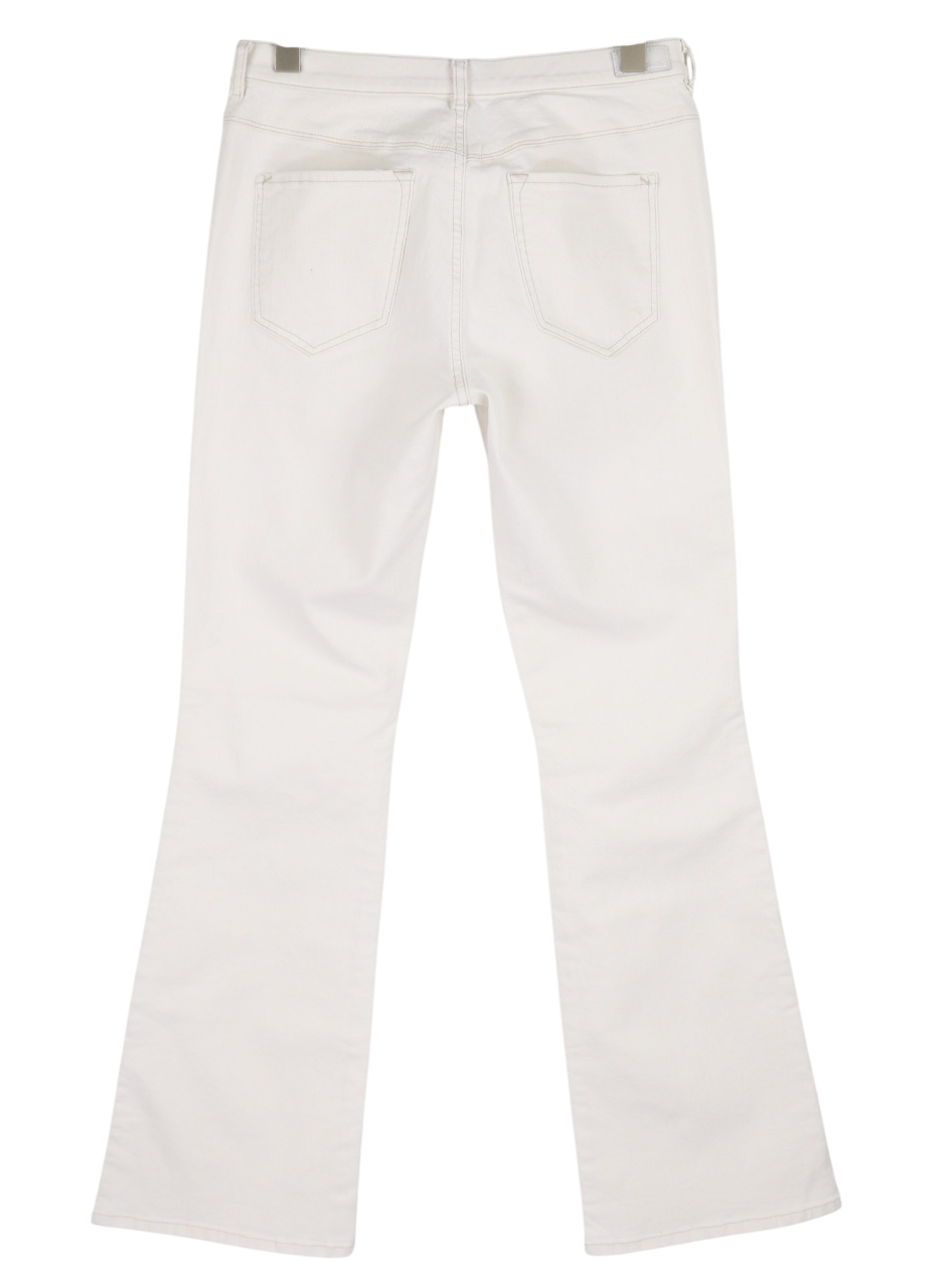 DIESEL Sandyb-Patch 0672Y Women's Jeans W30/L34 Slim Bootcut White RRP190