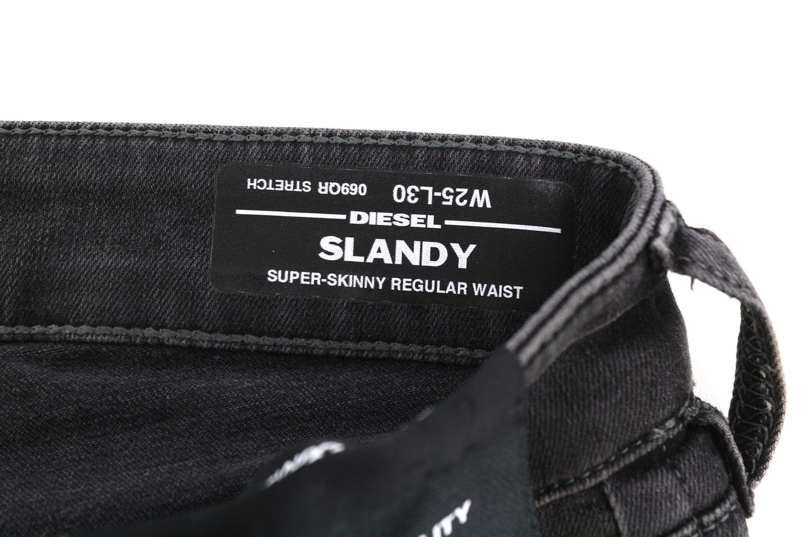 DIESEL Slandy 069QR Women Jeans W25/L30 Super Skinny Stretch Regular RRP140