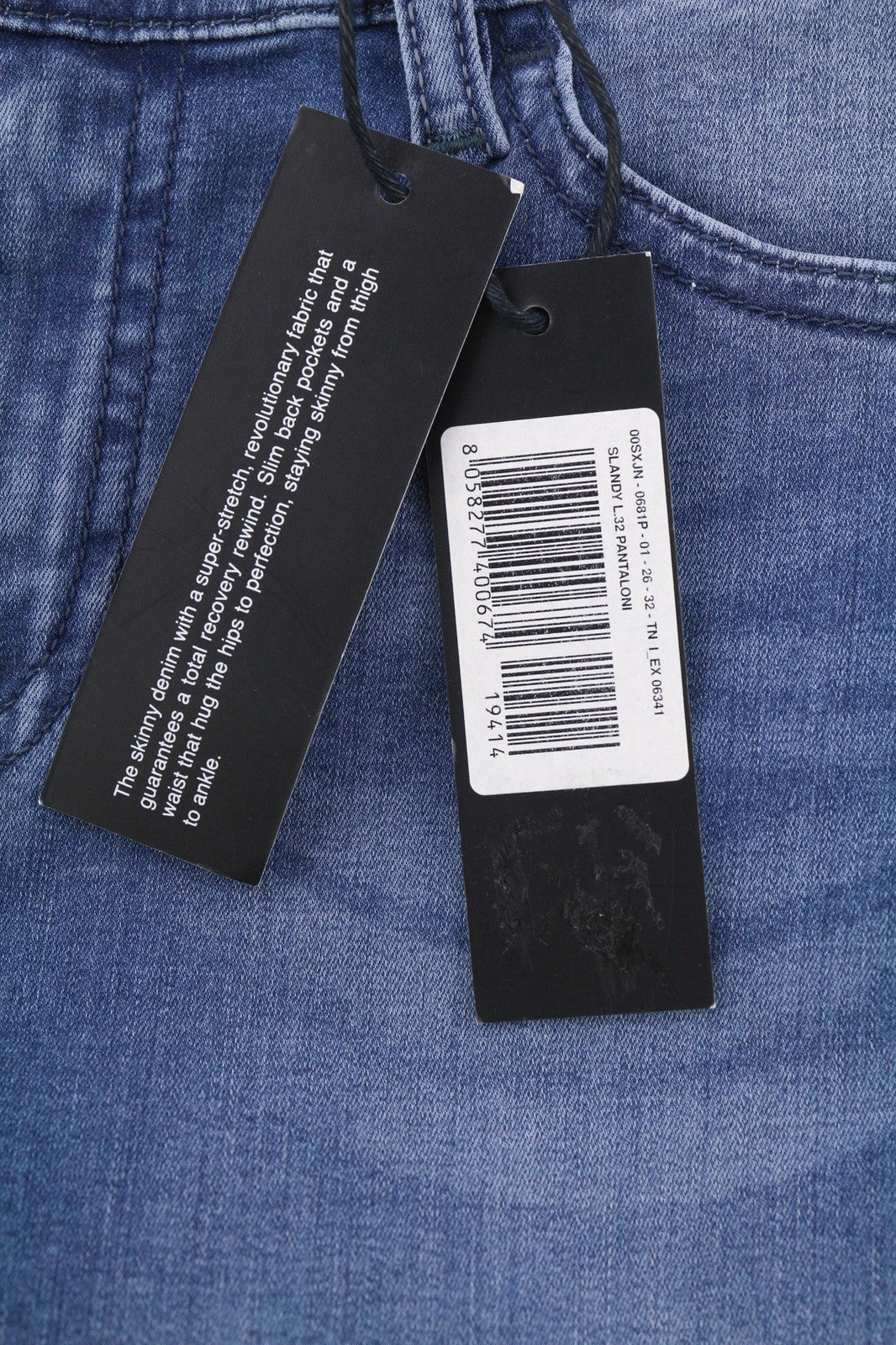 DIESEL Slandy 0681P Women Jeans W26/L32 Super Slim Skinny Stretch RRP155