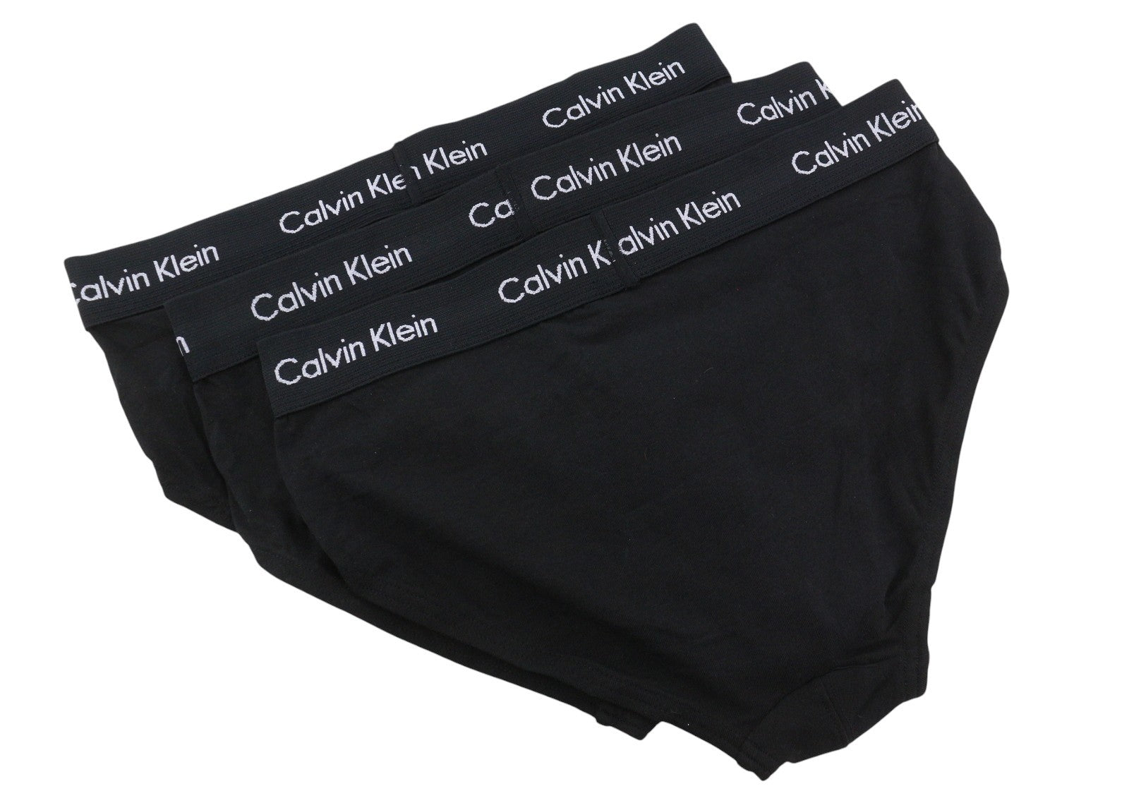 CALVIN KLEIN Men Underwear S Black Wicking Technology Cotton Stretch 3 Hip Brief