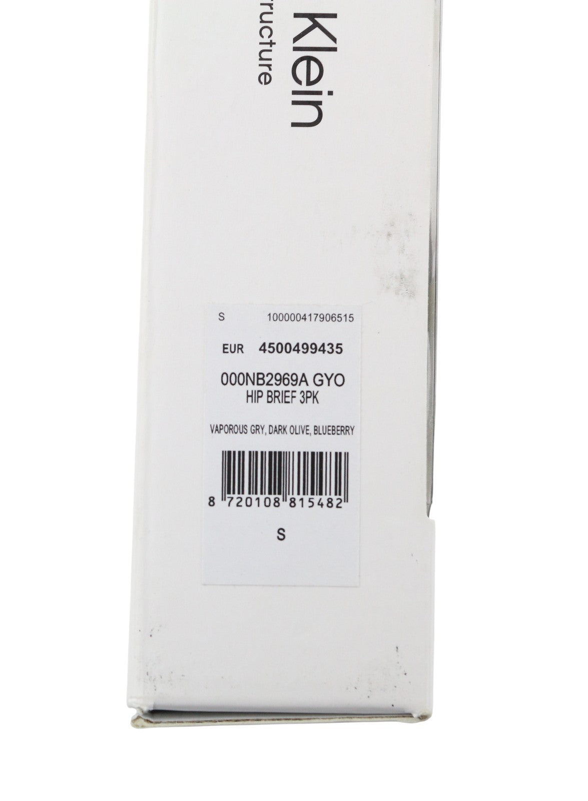 CALVIN KLEIN Men Underwear S Multi Cotton Stretch Blend Hip Brief 3 Pack