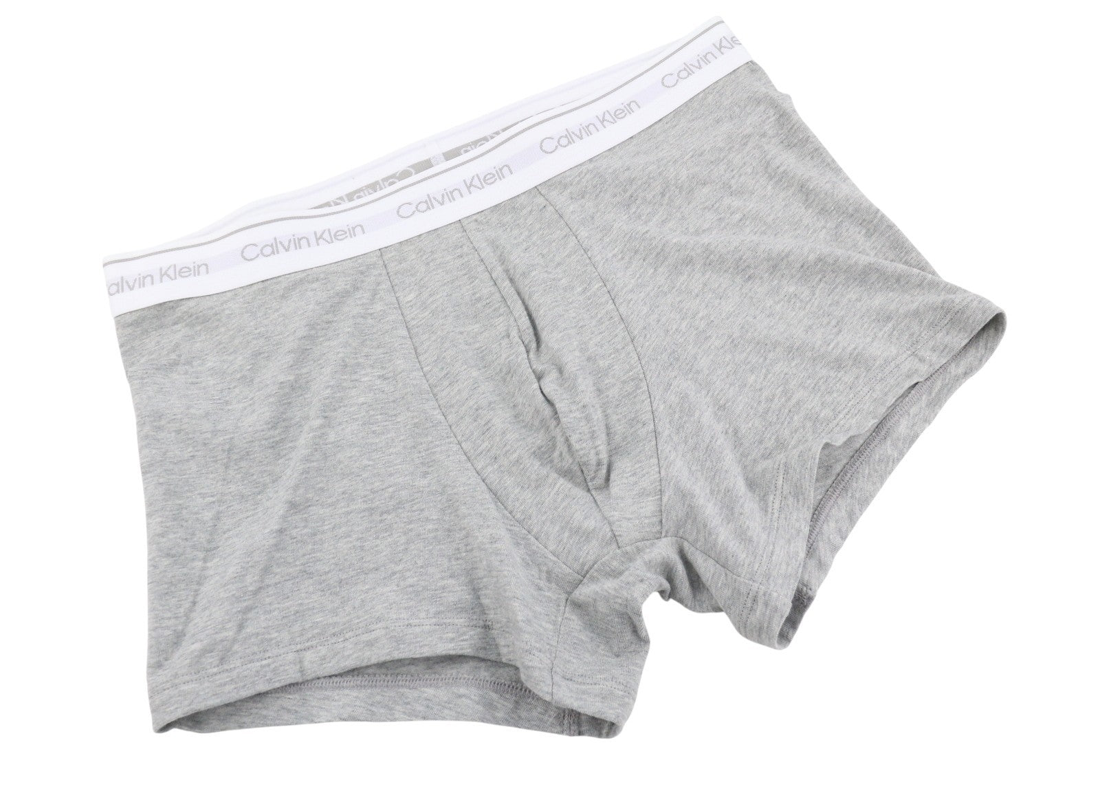 CALVIN KLEIN 2PK Trunk Men Underwear S Cotton Stretch Elastic Waist Patterned