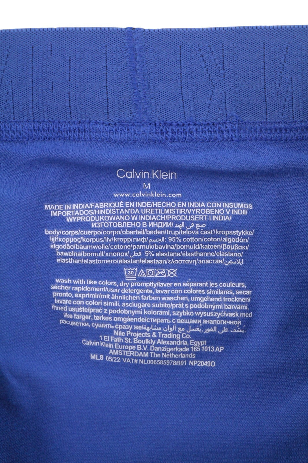 CALVIN KLEIN 2PK Trunk Men Underwear M Limited Edition Cotton Stretch Logo
