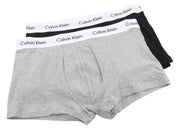 CALVIN KLEIN Men Underwear L Cotton Stretch Classic Fit Low Rise Trunk 2 Pack