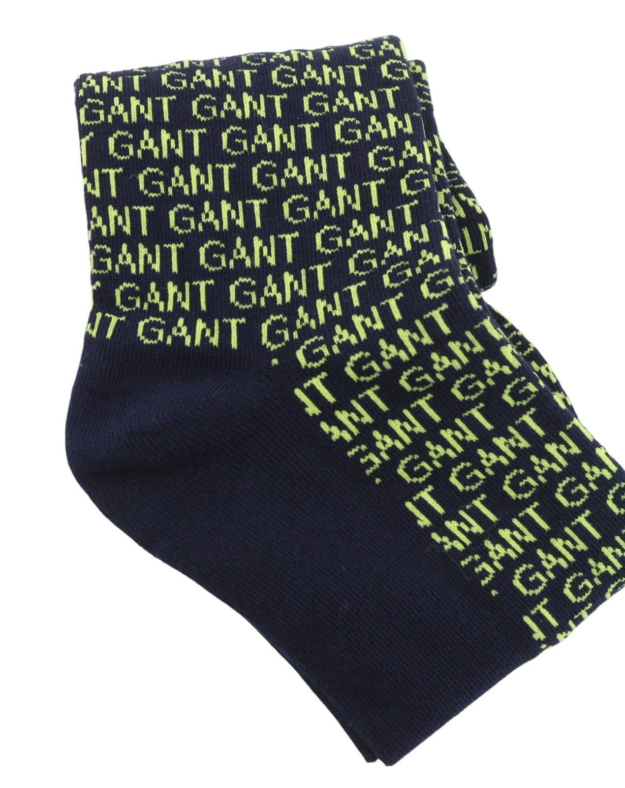 GANT Intarsia 1-Pack Men Socks OS Marine Logo Print Tight-Knit Unisex