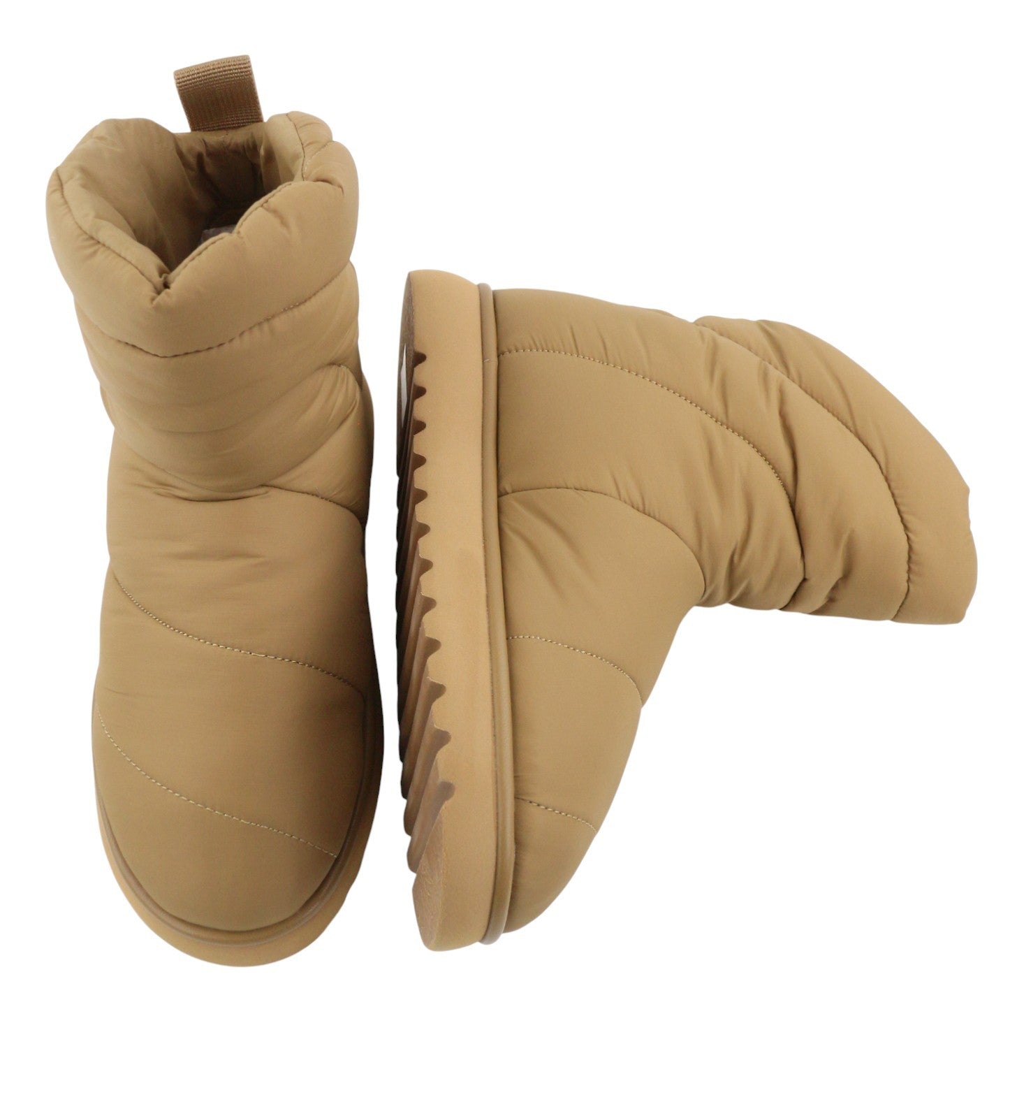 BIBI LOU Women Boots EU36 Camel Brown Padded Quilted Ankle Winter RRP165