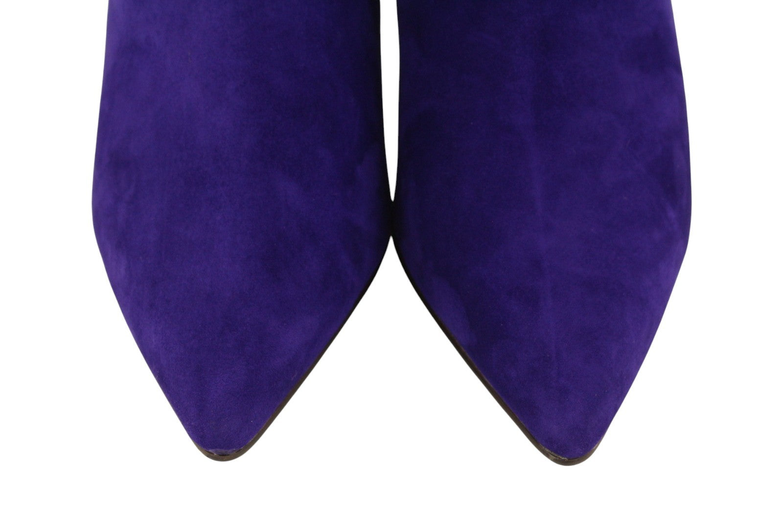 BIBI LOU Aurea Women Boots EU37 Blue Suede Leather Pointed Toe HeelsRRP199