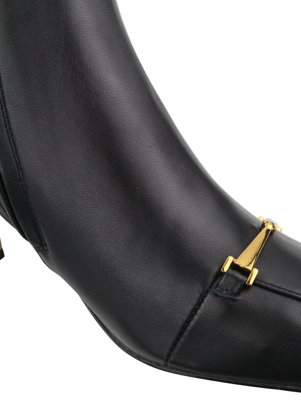 LOLA CRUZ Lorey Women Boots EU41 Black Leather Square Toe Ankle Heels Zipper