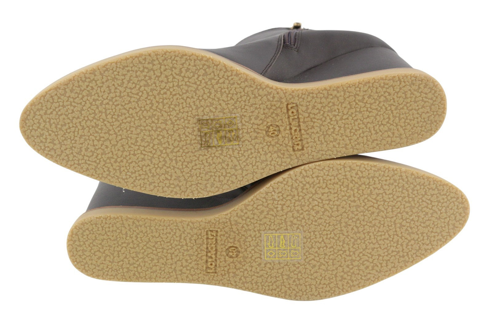 LOLA CRUZ Dana II Women Boots EU40 Brown Leather Platform Heel Pointed Toe