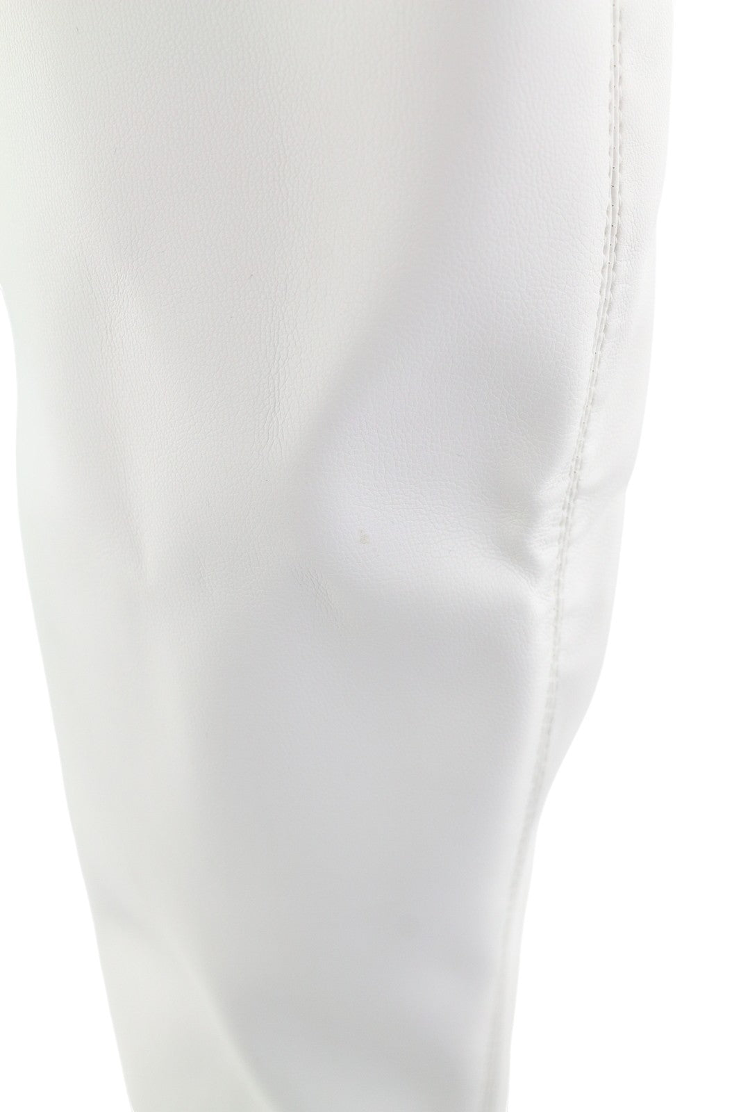 LOLA CRUZ Naf Women Boots EU38 White Eco Leather Pointed Toe High Heel RRP285