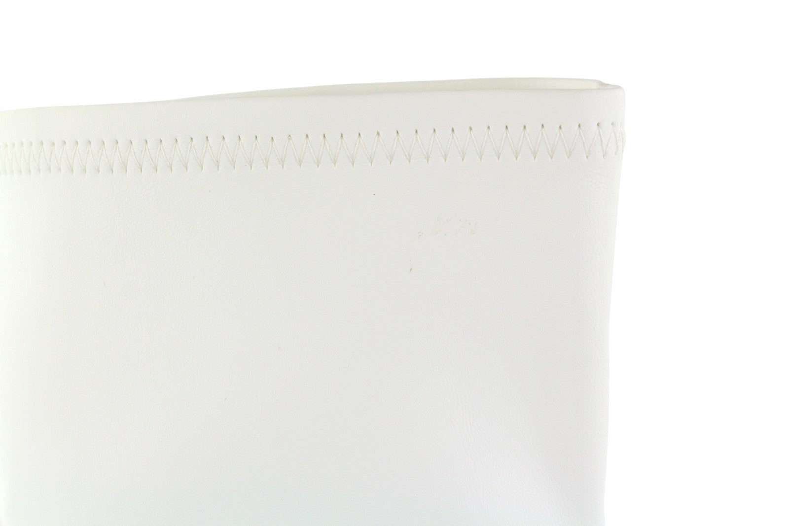 LOLA CRUZ Naf Women Boots EU38 White Eco Leather Pointed Toe High Heel RRP285