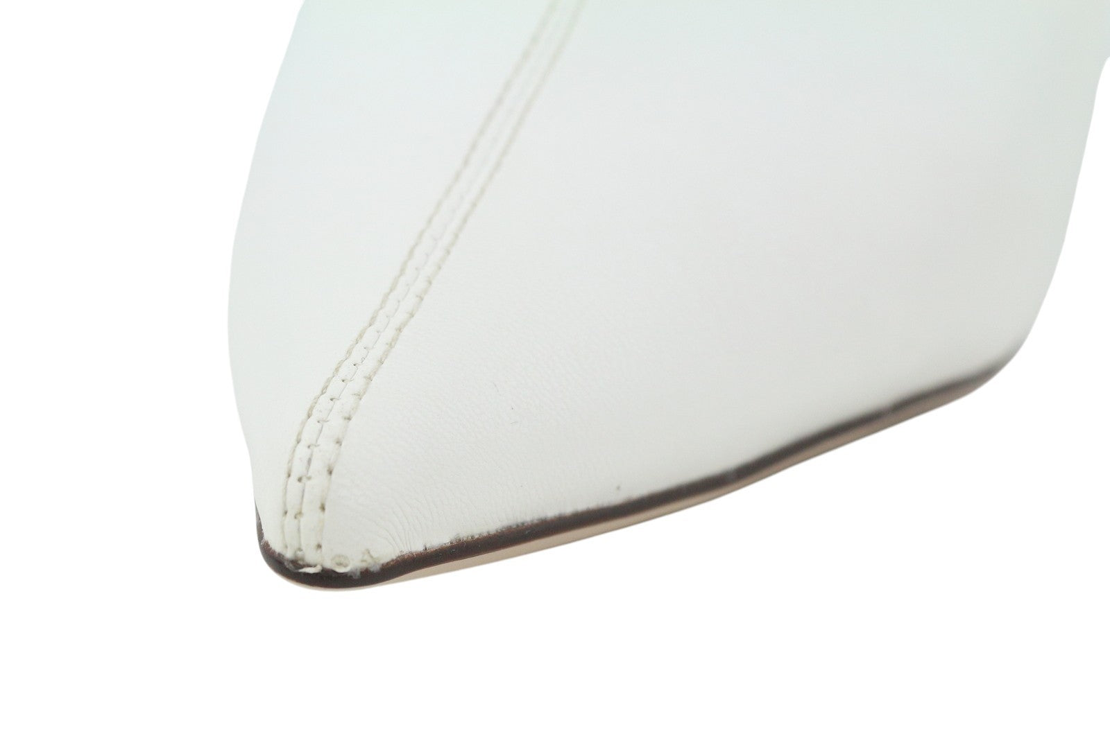 LOLA CRUZ Naf Women Boots EU38 White Eco Leather Pointed Toe High Heel RRP285