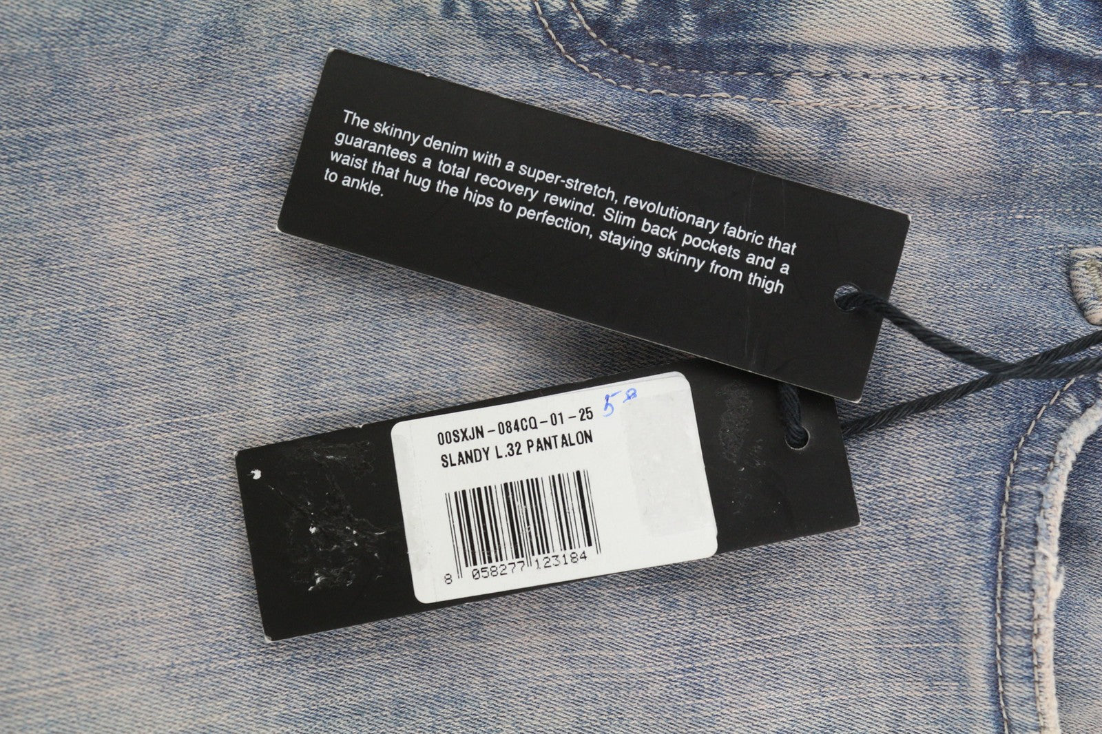 DIESEL Slandy 084CQ Women's Jeans W25/L32 Super Slim Skinny Stretch RRP155