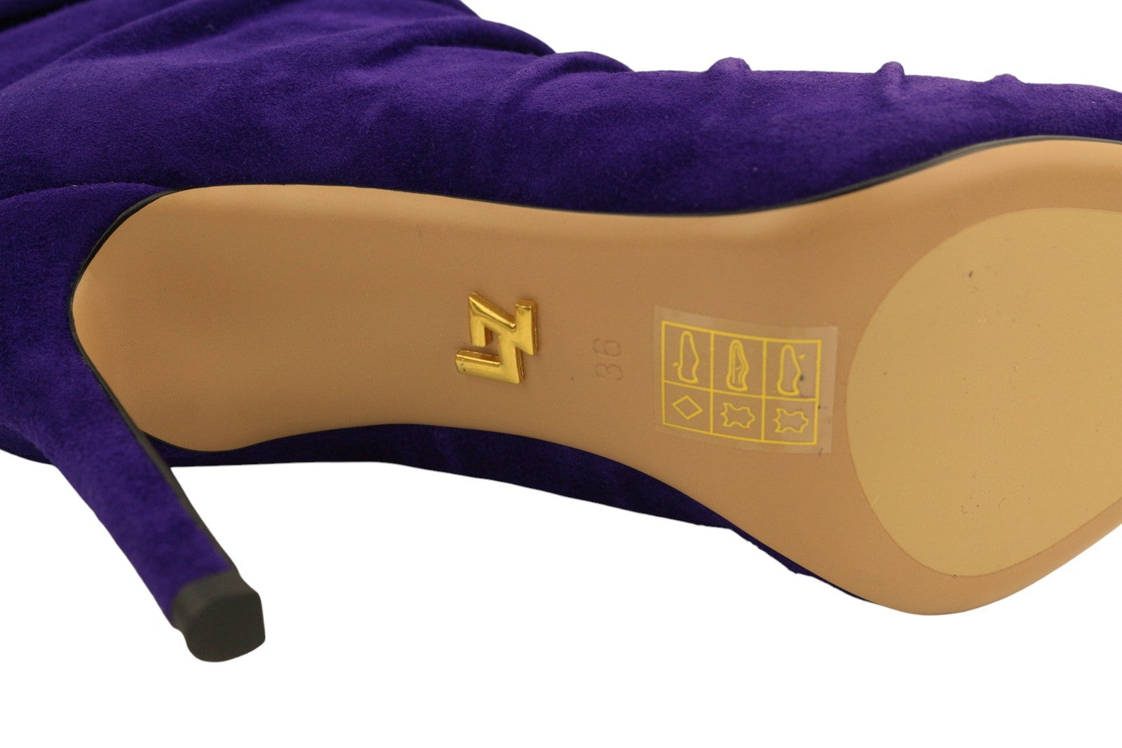 LOLA CRUZ Fayet Women Heels EU36 Blue Suede Leather Crinkled Effect RRP377