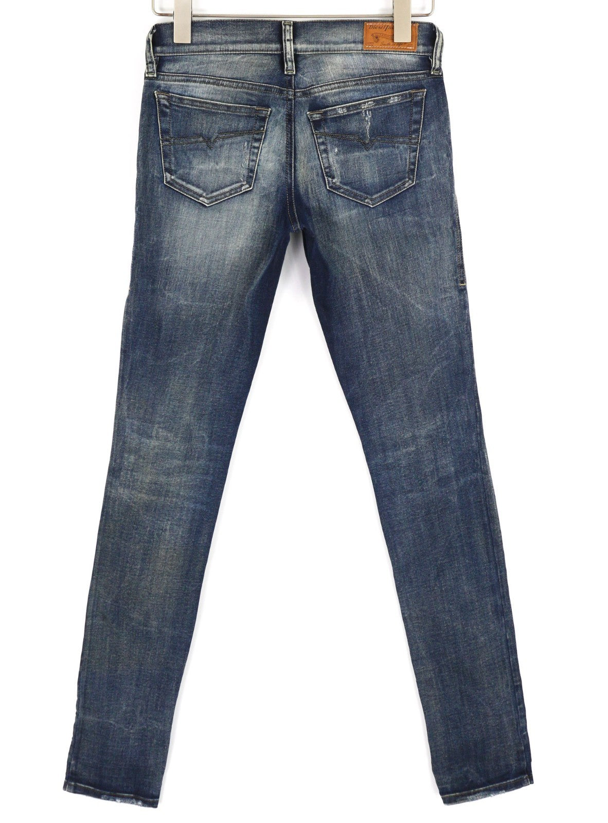 DIESEL Grupee 0838T Women's Jeans W25/L32 Super Slim Skinny Low Waist Stretch