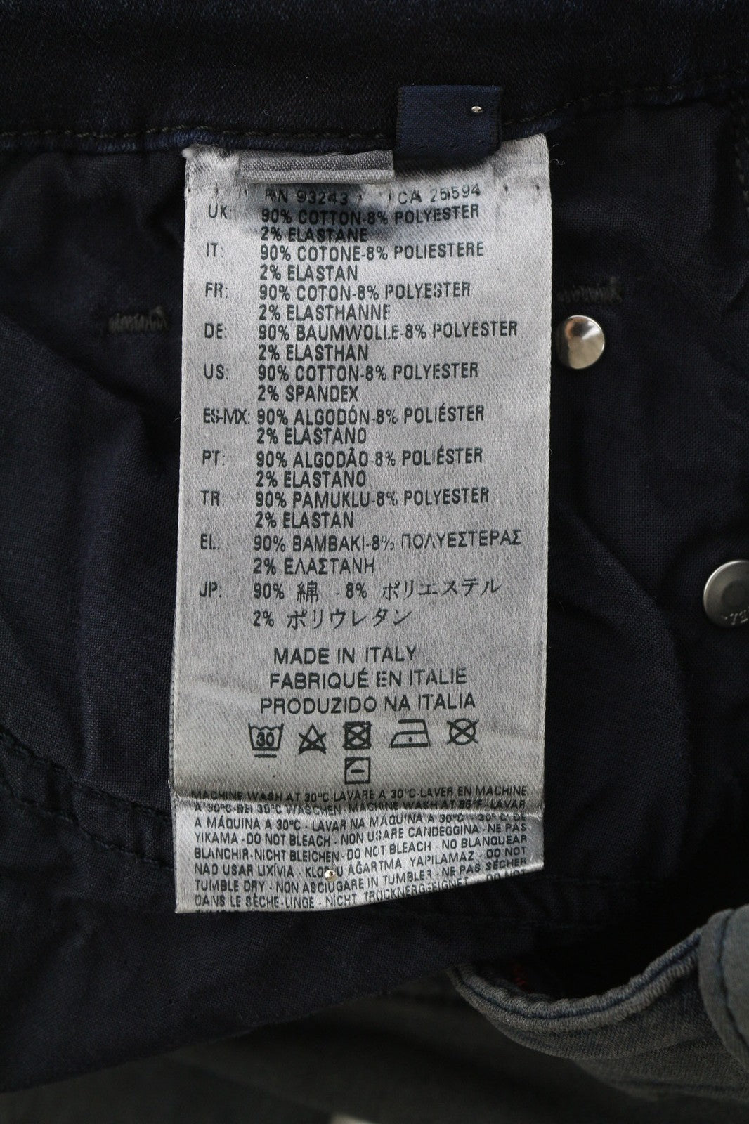 DIESEL Grupee-Ne 0666U Women's Jeans W23 Jogg Sweat Skinny Washed Dark Fit