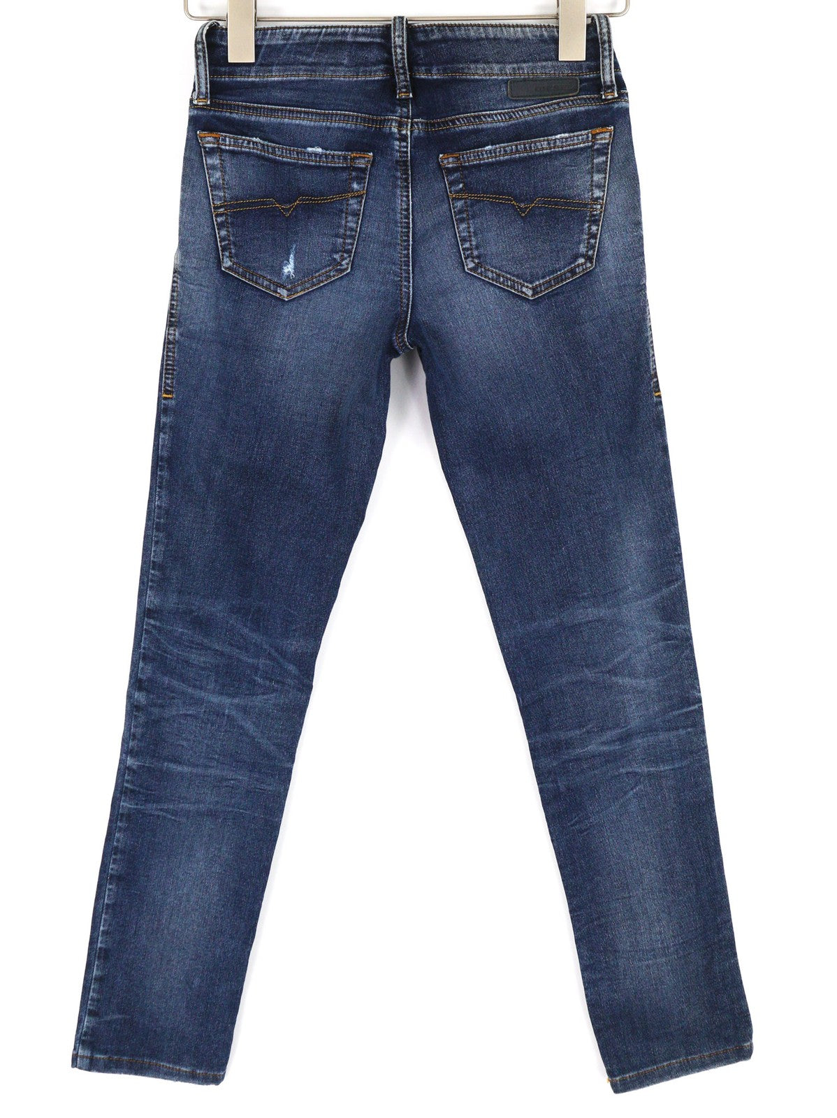 DIESEL Grupee-Ne 0604Z Women's Jeans W23 Jogg Sweat Skinny Washed Blue RRP250